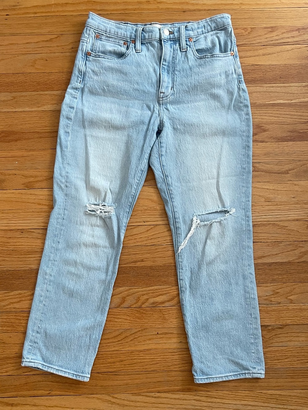 Madewell The High-Rise Slim Crop Boyfriend Jeans